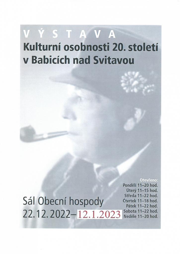 kulturní osobnosti 20.století v Babicích nad Svitavou
