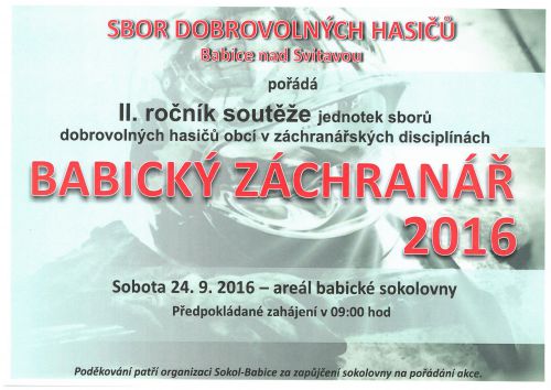 Babický záchranář