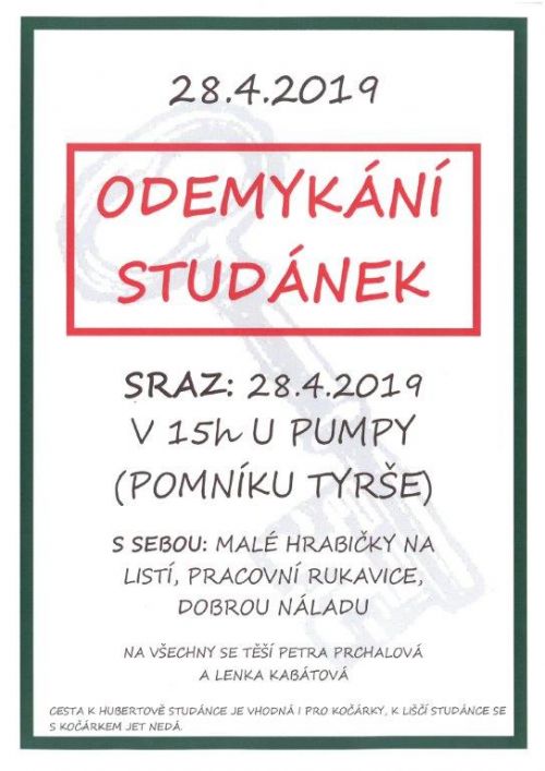 odemykání studánek