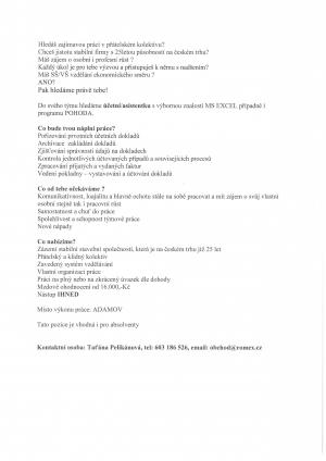 účetní/asistentka