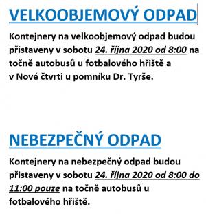 Svoz velkoobjemového a nebezpečného odpadu 1
