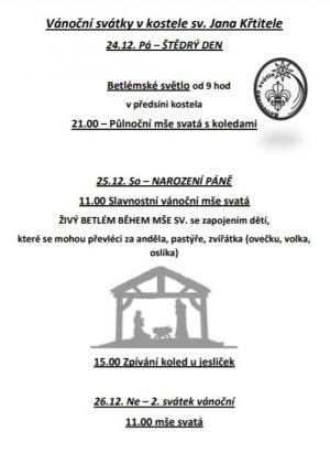 Vánoce v kostele Babice nad Svitavou 1