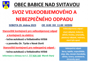 Svoz velkoobjemového a nebezpečného odpadu 1