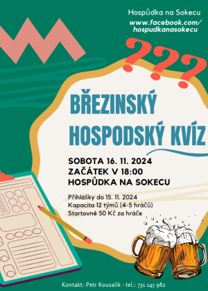 BŘEZINSKÝ HOSPODSKÝ KVÍZ 1